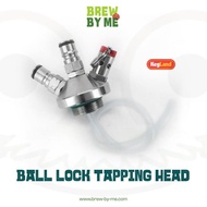 Ball Lock Tapping Head with Silicone Dip Tube สำหรับ Mini Keg จาก Kegland