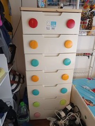 七層彩色膠櫃桶 7櫃桶
