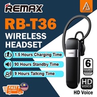 Remax RB-T36 Bluetooth Wireless Headset Handsfree Earphone