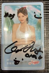李雅英 富邦天使 Fubon angels 比基尼親簽款