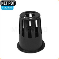 HYDROPONIC NET POT - HYDROPONIC NET POT, 7 CM, BLACK
