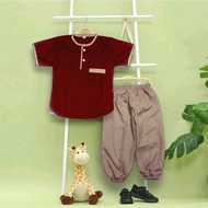 Baju Koko Anak Laki - Laki // Stelan Koko JOGER Anak 1 - 7 THN