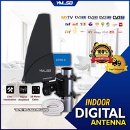 ANTENA ARIEL OUTDOOR DIGITAL ANTENNA TV MYTV MYFREEVIEW WITH SIGNAL BOOSTER FOR DVB-T2 DECODER TV US