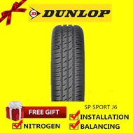 Dunlop Sp Sport J6 tyre tayar tire(With Installation)175/50R15 185/60R15 185/65R15 195/60R15 195/65R