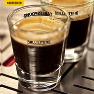 ESPRESSO SHOT GLASS - Coffee MEASURING GLASS - SLOKI Expresso Shot Glass Coffee Measuring Cup
