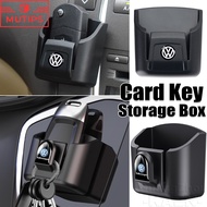 Volkswagen Car Center Console Remote Control Storage Box Card Slot Key Storage Box For VW Polo Beetl