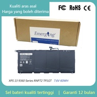 7.6V PW23Y Battery for Dell XPS 13 9360 Series RNP72 TP1GT D9360