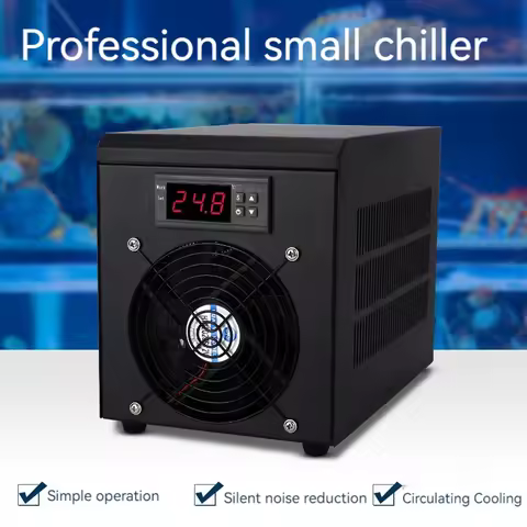 Aquarium Water Chiller 160L 270W Fish Tank Cooler Heater System 10-40℃ Constant Temperature Device S