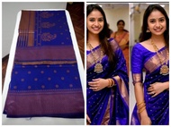 1 Minute Instant Saree Ready To Wear and Blouse Unstitch Material attached
