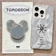 HP For oppo CASE Premiumhp Mirror Cute Anti-scratch Softcase Shockproof Case OPPOA15 A16 A17 a312020