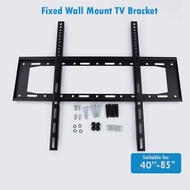 32"-86" Universal Flat Panel Wall Mount LCD LED Fixed TV Bracket Heavy Duty