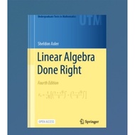 Linear Algebra Done Right book, 4th Edition