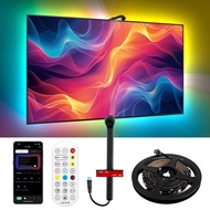 LED Lights for TV, 55-65 Inch TV LED Backlight sync to Screen, RGB+IC Music Sync TV Reactive LED Lig