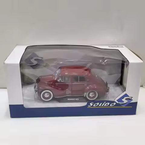 Slight Blackening During Electroplating Diecast SOLIDO 1/18 Scale RENAULT 4CV 1956 X7D8 Alloy Car Mo