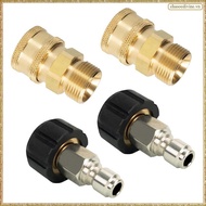 [K O G X] Pressure Washer Quick Connect Disconnect Kit- M22 14mm to 3/8" Adapter(5000 PSI)