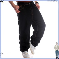 Men's Jeans Men's Hip-Hop Skateboard pants Men's Street Loose Hip-Hop Jeans