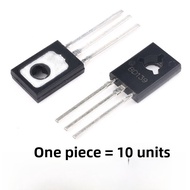 Power Transistor BD139 NPN BD140 PNP 1.5A/80V TO-126 Direct Plug-In Triple Tube for Electronic Compo