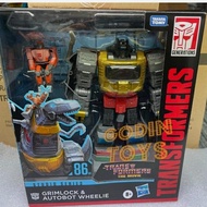 Transformers Grimlock and Autobot Wheelie 86 Hasbro Leader class Ori