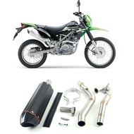 KLX 150 Pipe KLX150 Front KLX150BF KLX150L Muffler Motorcycle Modification off-Road Vehicle Exhaust 