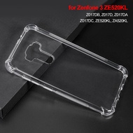 Phone Case for Asus Zenfone 3 ZE520KL Z017DB Z017D Z017DA Z017DC ZA520KL Transparent Silicone Soft TPU Cover