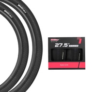 Replacement Mountain Bike Tires, 20/24/26/27.5/29Inch Size, 2 Pack Black Folding MTB Bicycle Tire, B