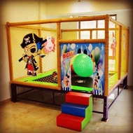 Cartoon Trampoline Jumping Bed Playground Park Indoor Outdoor Commercial Game Big Large Bouncer Chil