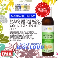 Aura Cacia, Aromatherapy Massage Cream, Warming Ginger & Mint (118ml)