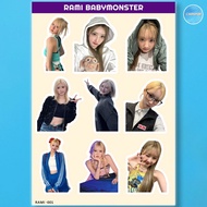 STICKER RAMI BABYMONSTER HOLOGRAM I STICKER BABYMONSTER I STICKER RUKA BABYMONSTER I ASA BABYMONSTER