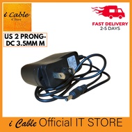 China 2Pin 5V to DC 3mm (Male) 1Amp Charger 80cm