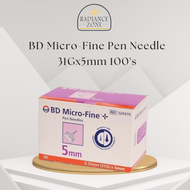 BD Micro-Fine Pen Needle 31Gx5mm 100s