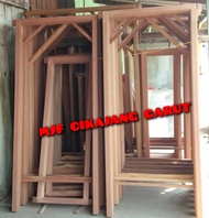 Kusen pintu kayu mahoni/pintu kayu pintu/daun pintu/kusen Ukuran 80x200/Pintu 80x200
