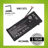 Acer VN7-571 AC14A8L VN7-572TG SP314-51-39U1 SP314-51-382A VN7-792G VN7-591G VX5-591G-52P0 Laptop Ba