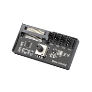 RGEEK 4Pin Bộ Điều Khiển Tốc Độ Quạt SATA Power Cho Máy Chủ NAS 4 Chiều 6 Chiều Quạt DC Thống Đốc HU