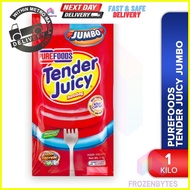 ⏙  ▲ ◭ Purefoods Tender Juicy Hotdog Jumbo 1KG