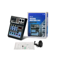 NEW BAXS AUDIO MIXER  DX08 SBLUETOOTH,USB,RECORD,SOUNDCARD,REVERB Mixer audio saluran 8