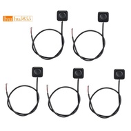 Momentary Push Button on Off Switch Black Plastic 12V 24V  Mount Mini Button Switch