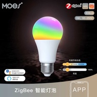 Graffiti Zigbee Smart Bulb app Remote Control Timing Voice Control 9W Hot and Cold Light E27 Smart B