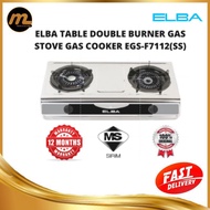 ELBA TABLE DOUBLE BURNER GAS STOVE GAS COOKER EGS-F7112(SS) l DAPUR GAS l 火炉