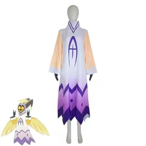 Anime Movies Adam The Exorcist Cosplay Costume Dress Robe Hat Uniform Full Set Adult Man Woman Hallo