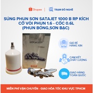 SATAJET 1000 B RP paint spray gun, nozzle size 1.6 (gloss spray, silver paint) 0.6L cup