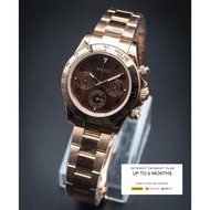 [0%EPP] Seiko Mod Daytona Watch Chocolate Full Rose Gold