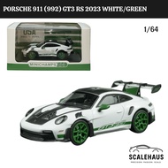 Minichamps 1 Porsche 911 (992) GT3 RS 2023 White/Green64