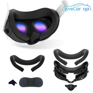 แผ่นปรับความสูงได้สำหรับเปลี่ยนแผ่นปิดหน้า6ใน1ผ้าเช็ดเลนส์แผ่นครอบจมูกป้องกันการรั่วซึมสำหรับ Meta/o