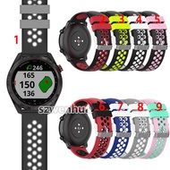 Breathable two-tone silicone strap band For Garmin Approach S40 s42