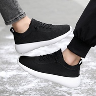 All black cotton shoes Black and White Single Shoes All Black Black and White