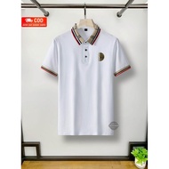 T-SHIRT LATEST COMBINATION COLLAR SHORT-SLEEVED MEN'SPOLO SHIRT ADULT MEN'S COLLAR T-SHIRT/ V3RS4C3 
