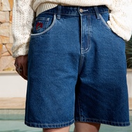 Vineca Stitch Denim Shorts