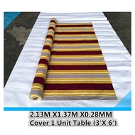 itop Alas Meja 2.13m x 1.37m x 0.28mm Table Cloth Untuk Night Bazaar Pasar Malam