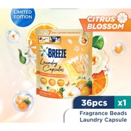 Breeze Fragrance Beads Laundry Capsule 36's - Rose | Lily | Citrus Blossom