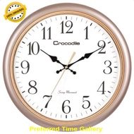 (Clock) 100% ORIGINAL Crocodile Wall Clock CW8250AKS Rose Gold Case,Number Dial